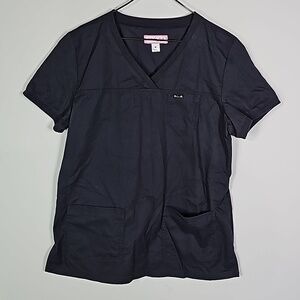 Koi Kelly Peters9n dark blue medium scrub top